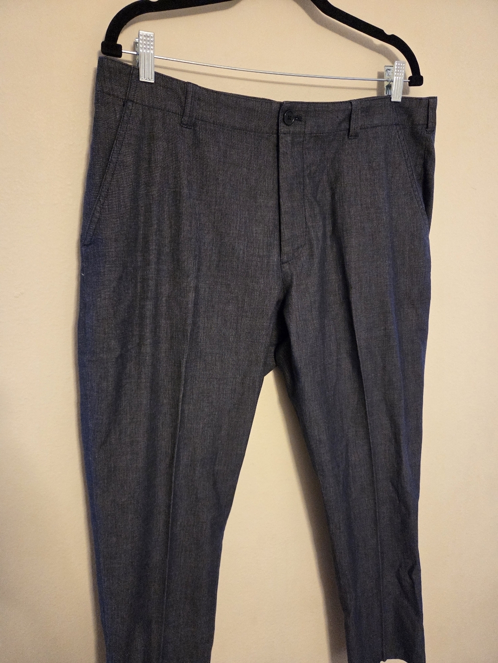 Brooks Brothers Men's Pants 36x30 Lightweight Chino Cotton Spandex Gray